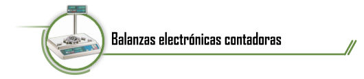 Balanzas electrnicas contadoras