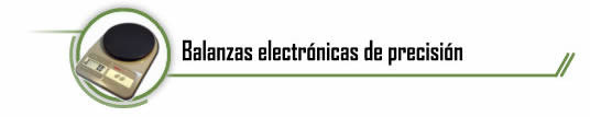 Balanzas electrónicas de precisión